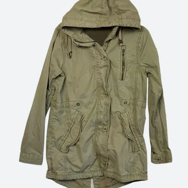 Black Doves Helen Hooded Jacket
