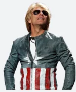 Captain America Bon Jovi Leather Jacket