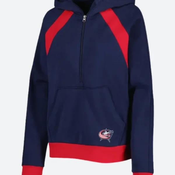 Columbus Blue Jackets Quarter Zipper Jacket