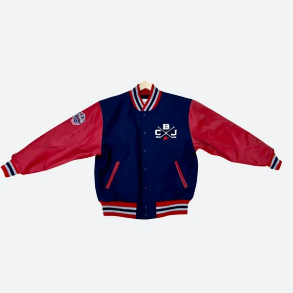 Columbus Blue Letterman Varsity Jacket