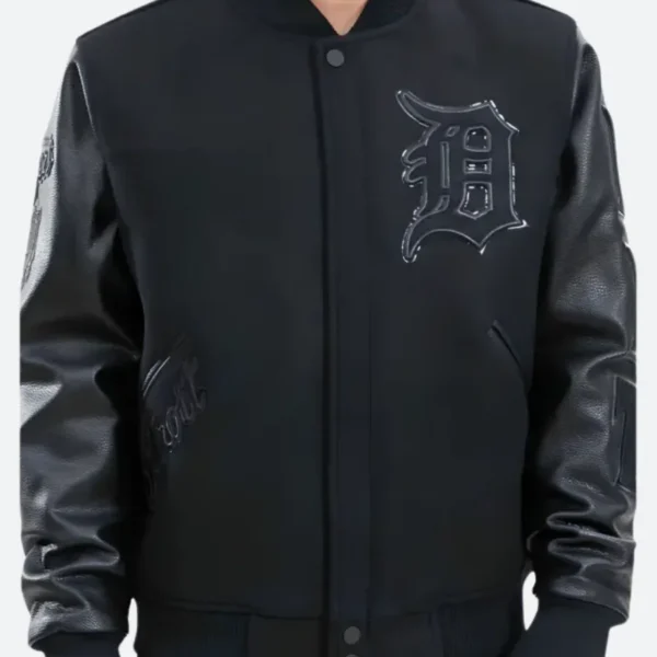 Detroit Tigers Letterman Varsity Jacket