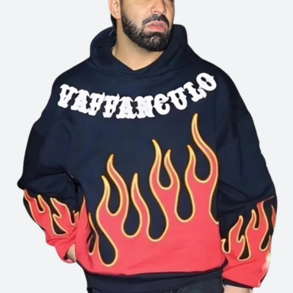 Drake Vaffanculo Flame Hoodie