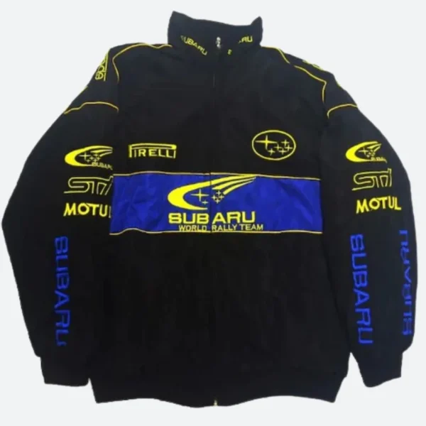 Firelli World Rally Team Black Subaru Jacket