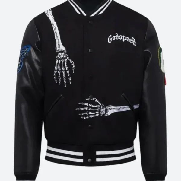 Godspeed Skull Varsity Jacket