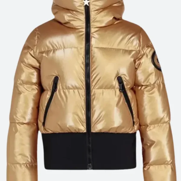 Goldbergh SKi Golden Hooded Puffer Jacket