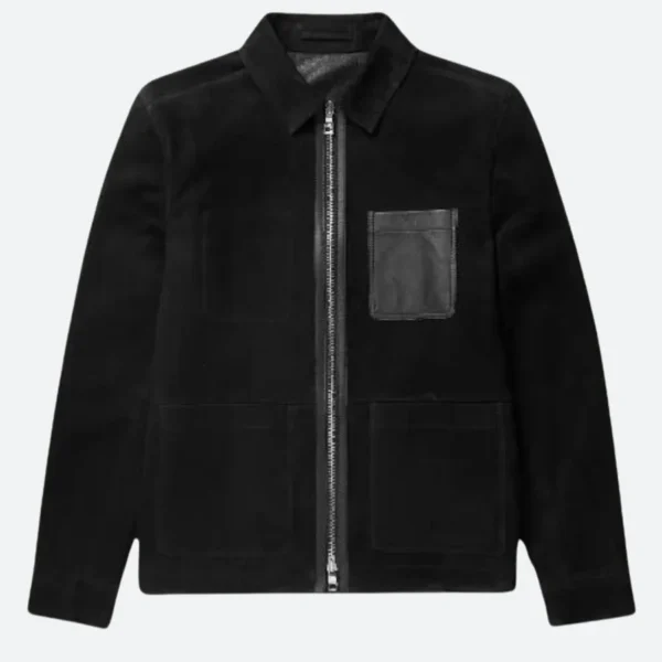 Good Morning America Tyler Perry Suede Leather Jacket