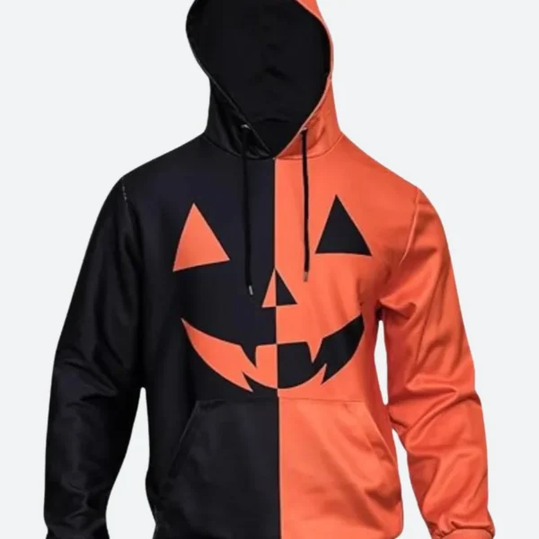 Halloween Pumpkin Head Hoodie