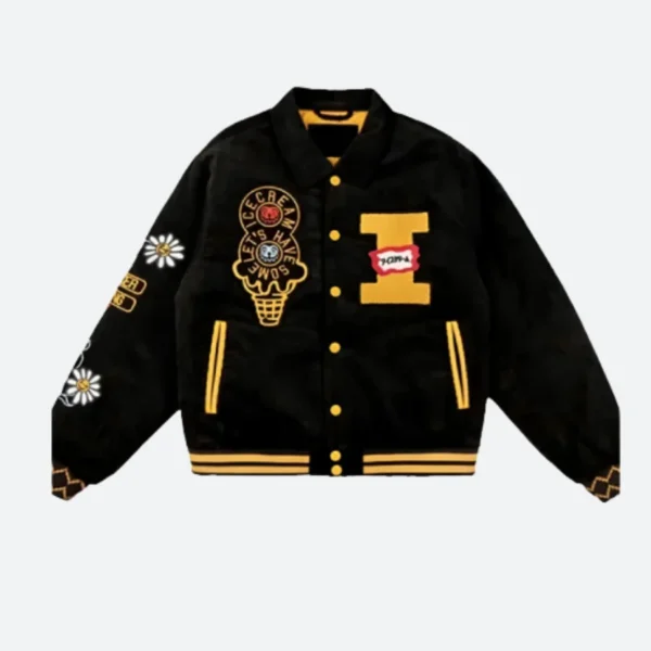 Ice Cream Letterman Varsity Jacket