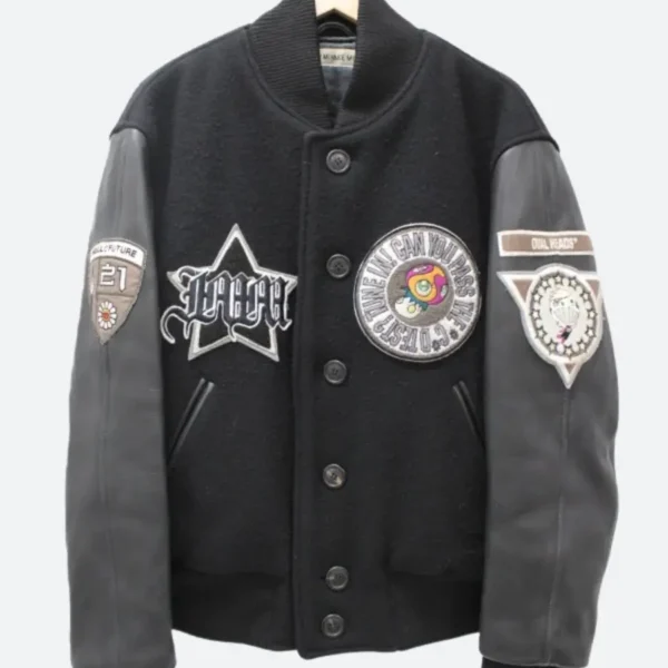 Issey Miyake X Murakami Takashi Varsity Jacket