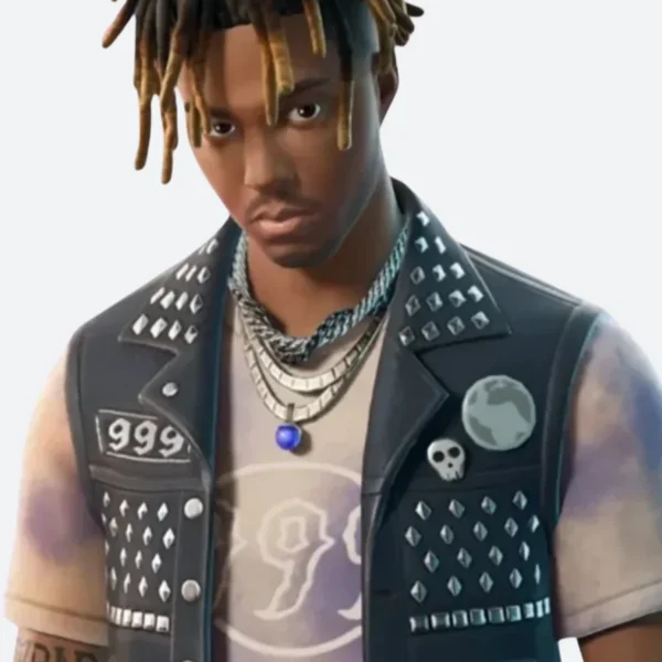 Juice WRLD Empty Out Your Pockets Leather Vest