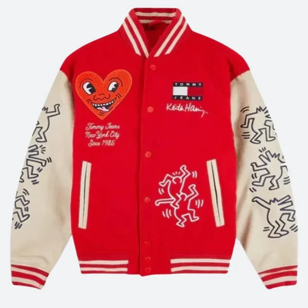 Keith Haring Varsity Jacket