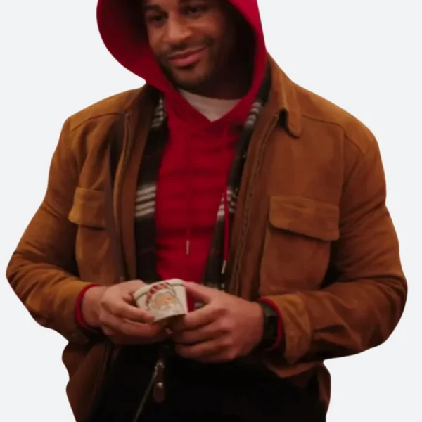 Meet Me Next Christmas Teddy Suede Leather Jacket