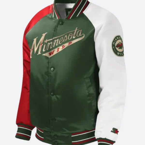 Minnesota Wild Letterman Varsity Jacket