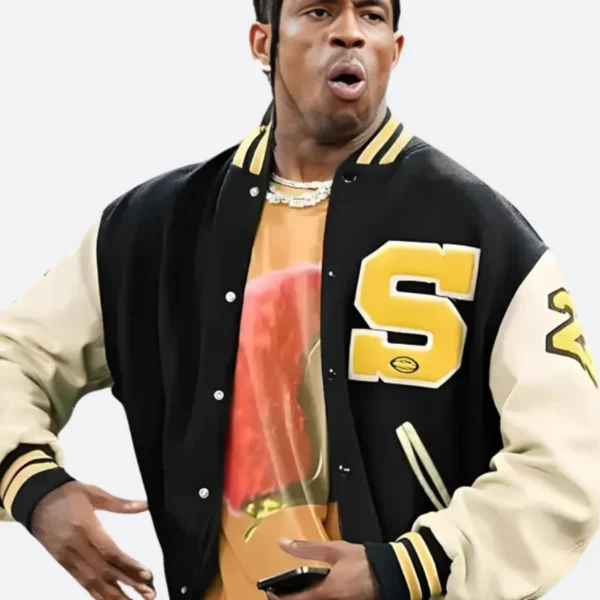 Paris Olympic 2024 Travis Scott Varsity Jacket