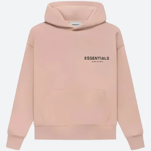 Pink Essentials Fear Of God Hoodie