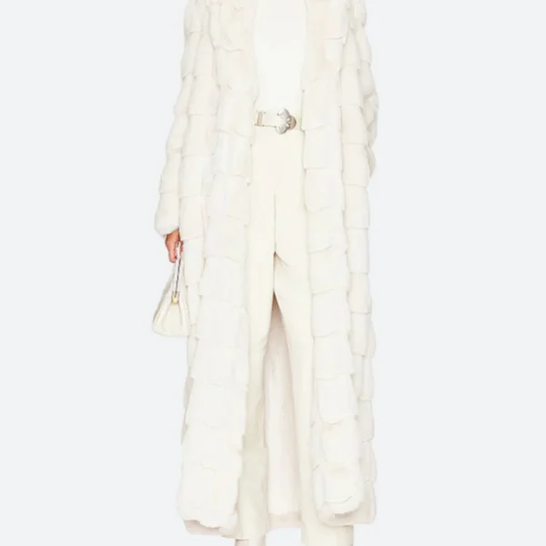 Real Housewives Of SLC S05 Meredith Marks Fur Trench Coat