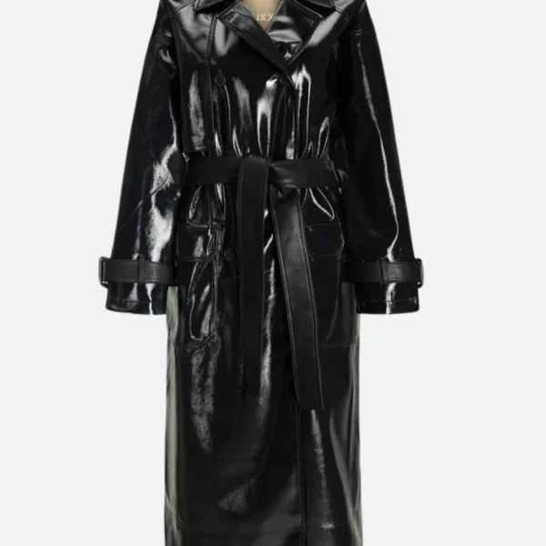 Real Housewives of Beverly Hills S14 Bozoma Saint John Leather Coat