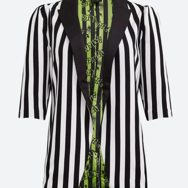 Beetlejuice Beetlejuice Strip Blazer