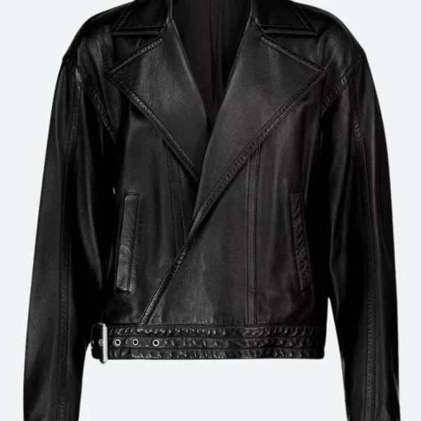 Emily in Paris S02 Camille Leather Jacket