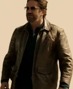 Den of Thieves 2 Pantera 2025 Big Nick Leather Jacket Front Image