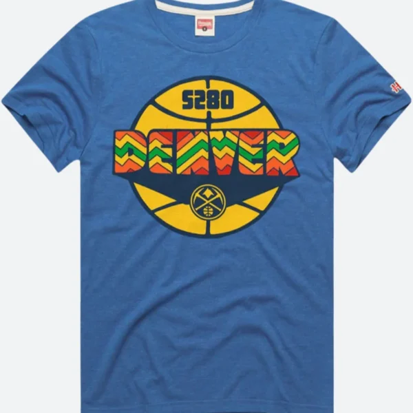 Denver Nuggets Homage Royal T Shirt