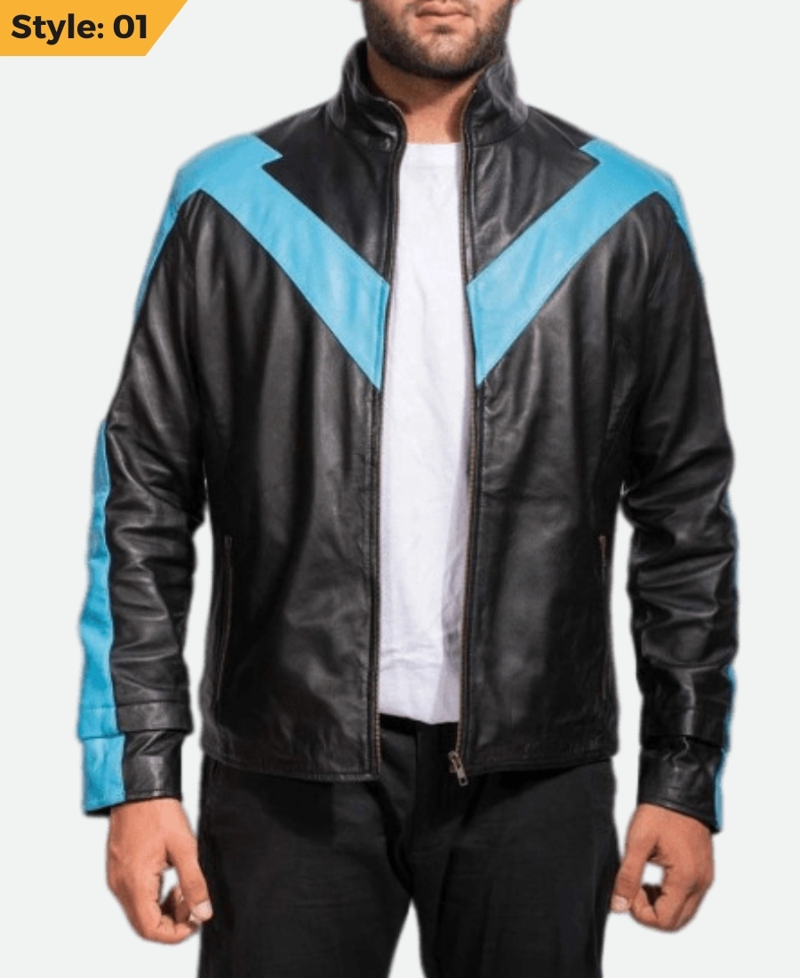 Dick-Grayson-Nightwing-Leather-Jacket-Style-01-Front-by-the-movie-outfits.webp
