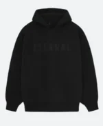 Fear of God Eternal Black Hoodie Front Image
