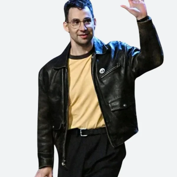 Late Night With Seth Meyers Show Jack Antonoff Leather Jacket