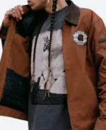 NTVS X SPJ Heritage Work Brown Jacket Front Image