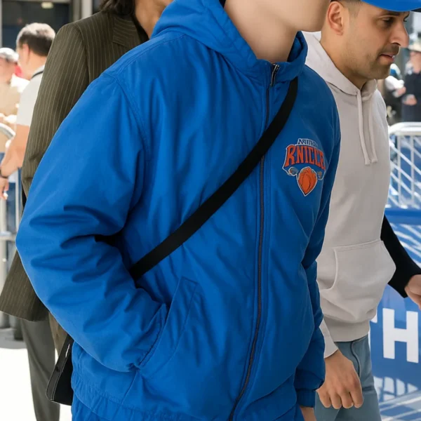 New York Knicks Timothee Chalamet Hooded Jacket