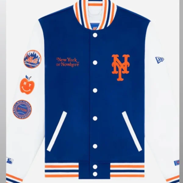 New York Mets Or Nowhere Varsity Jacket