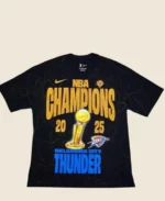 OKC Thunder Champions 2025 T Shirt Front Image