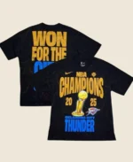 OKC Thunder Chet Holmgren T Shirt Front And Back Image