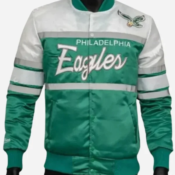 Philadelphia Eagles Jalen Hurts Varsity Jacket