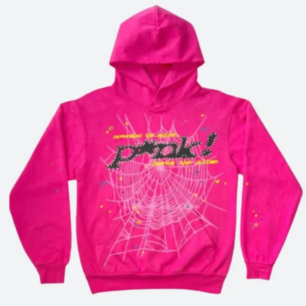 Pink Spider Hoodie