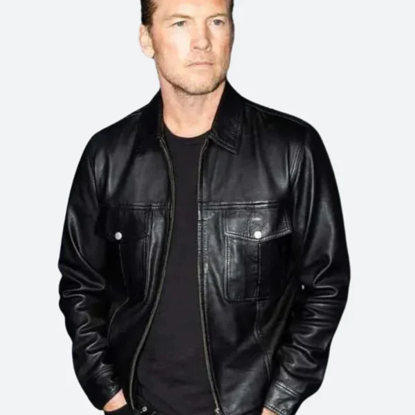 Sam Worthington Transfusion Movie Premier Leather Jacket