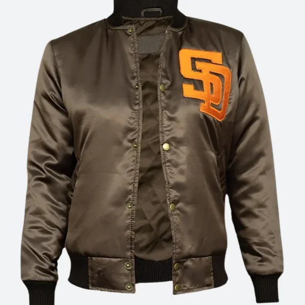 San Diego Padres Emma Stone Varsity Jacket