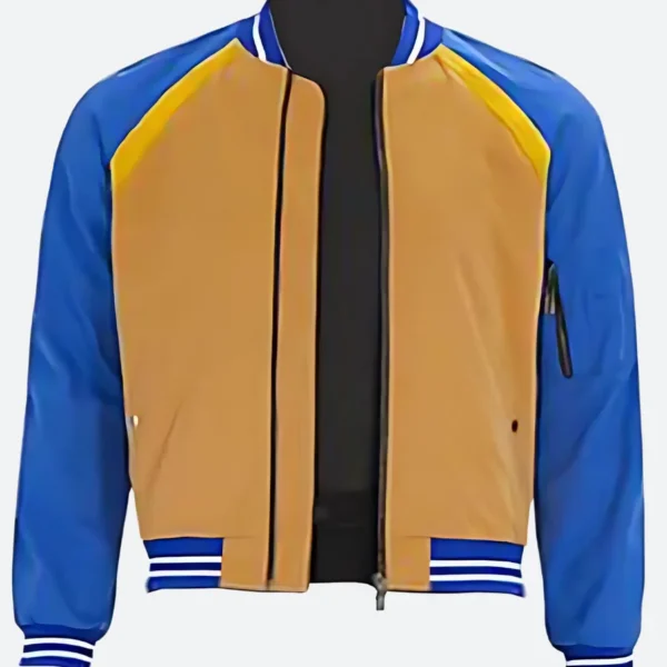 Simu Liu Shang Chi Blue & Brown Jacket