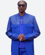 Snoop Dogg BET Award 2025 Blue Coat Front Image