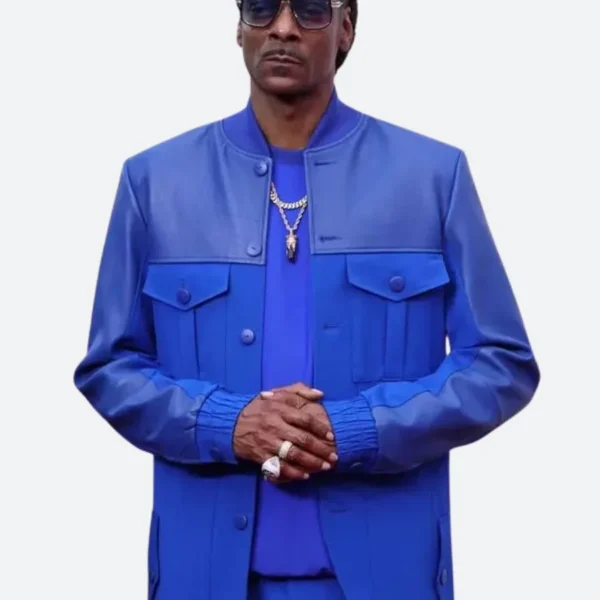 Snoop Dogg BET Award 2025 Blue Coat Front Image