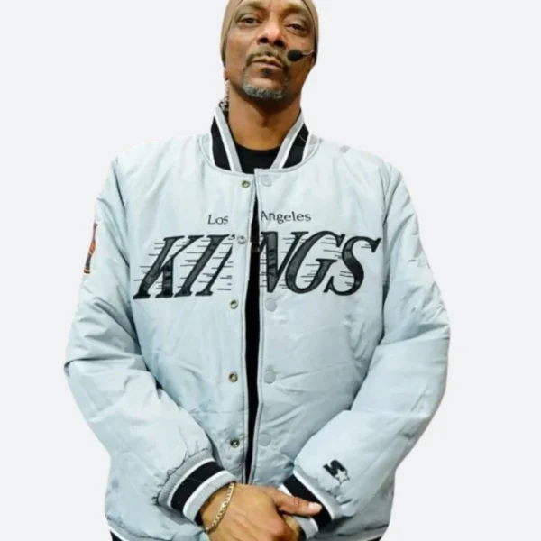 Snoop Dogg LA kings Letterman Varsity Jacket