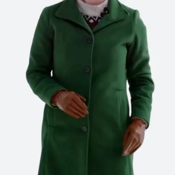 Snowy With A Chance Of Christmas Gwen Marley Long Coat