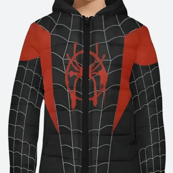Spider-Man Miles Morales Puffer Jacket