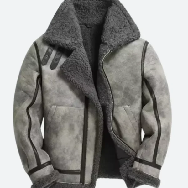 Subteran Dracu Negrescu Shearling Leather Jacket