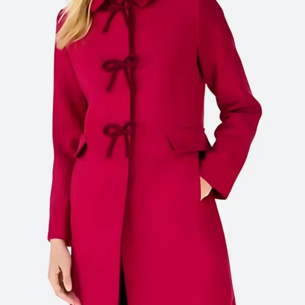 Sugarplummed Sugarplum Bow Trench Coat