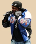 Super Bowl Halftime Show 2025 Kendrick Lamar Varsity Jacket Sleeves Image