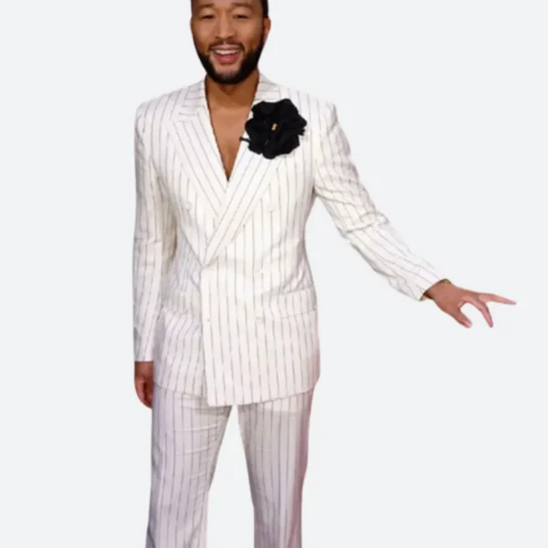 The Voice S25 John Legend Pinstripe Blazer