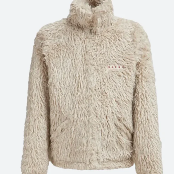 Travis Kelce MARNI Oat Shaggy Jacket