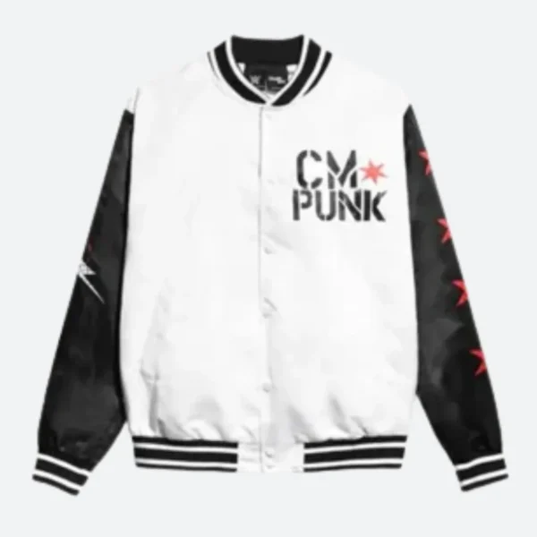 WWE CM Punk Varsity Jacket
