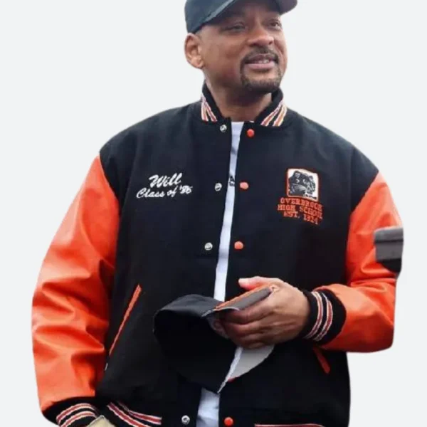 Will Smith Way Street Renaming Ceremony Letterman Varsity Jacket